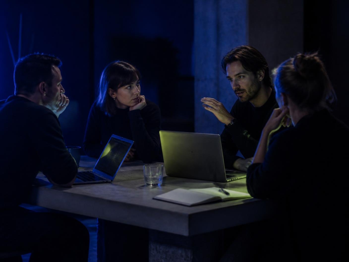 The Zachary Tech delivery team in a working session